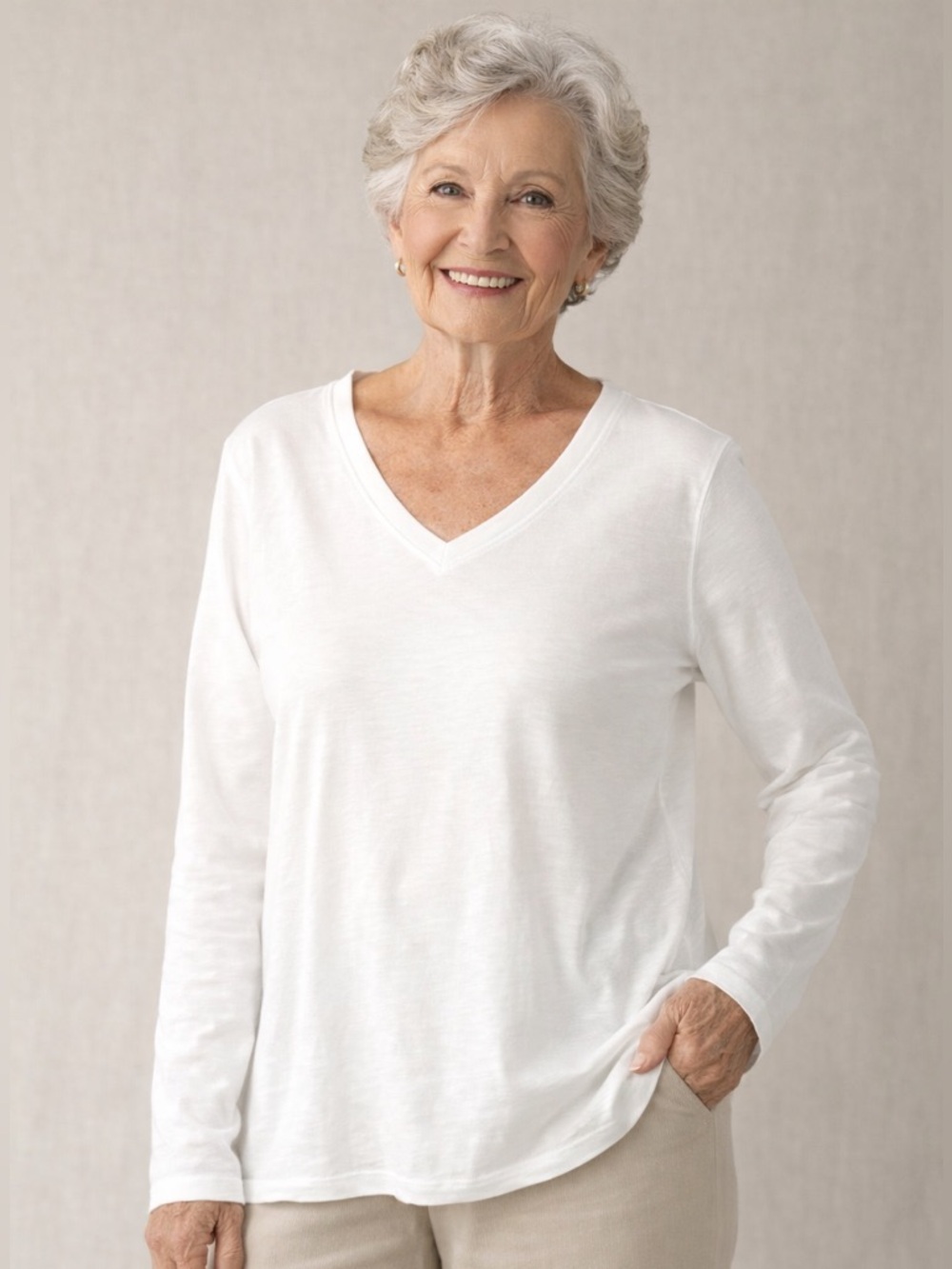 Sonoma Adaptive Long Sleeve Tees Size S NWT